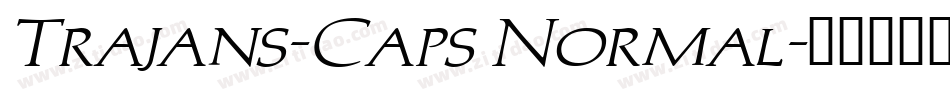 Trajans-Caps Normal字体转换